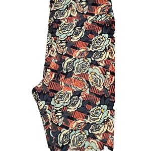 LuLaRoe Tall & Curvy 12-18 Leggings Black Grey Cream Yellow Mint Orange Rose